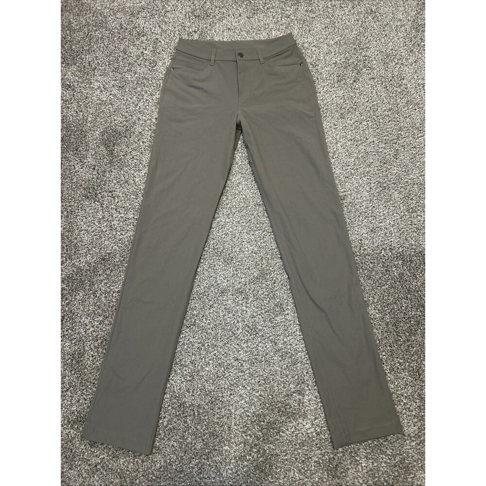 Lululemon ABC Pants Mens 28x36 Brown Stretch Performance Chino Golf